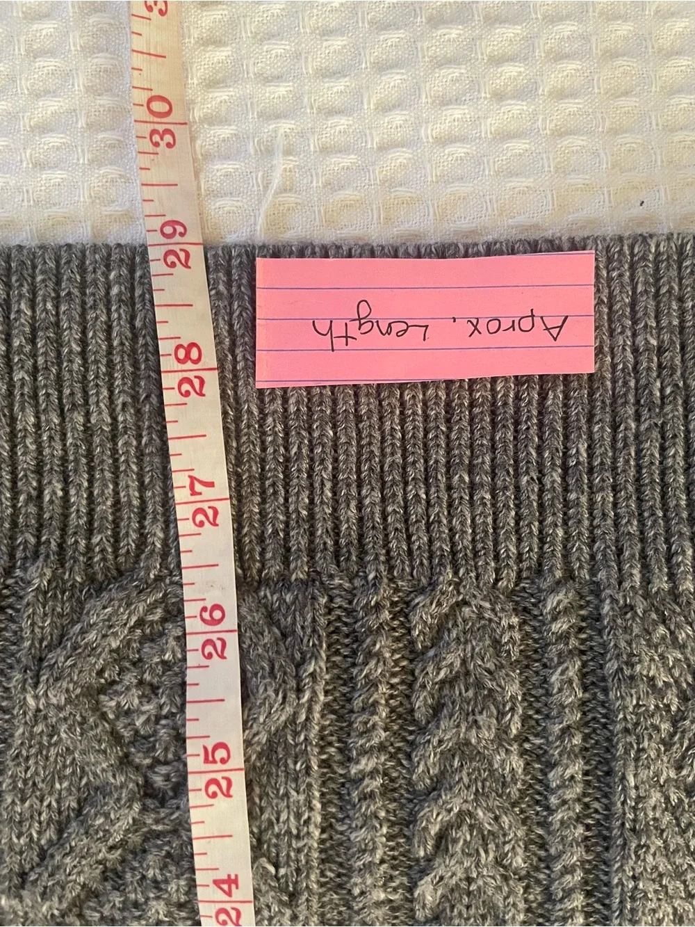J Crew Men’s Gray Cable Knit Cardigan Sweater Size XL